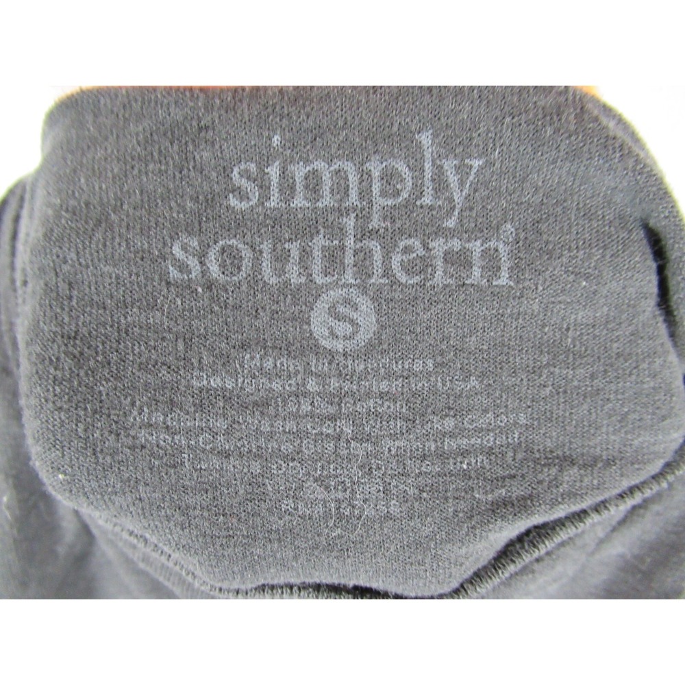 Simply Southern Hocus Pocus Halloween T-Shirt Women S Black Long Sleeve Witch - Picture 5 of 5